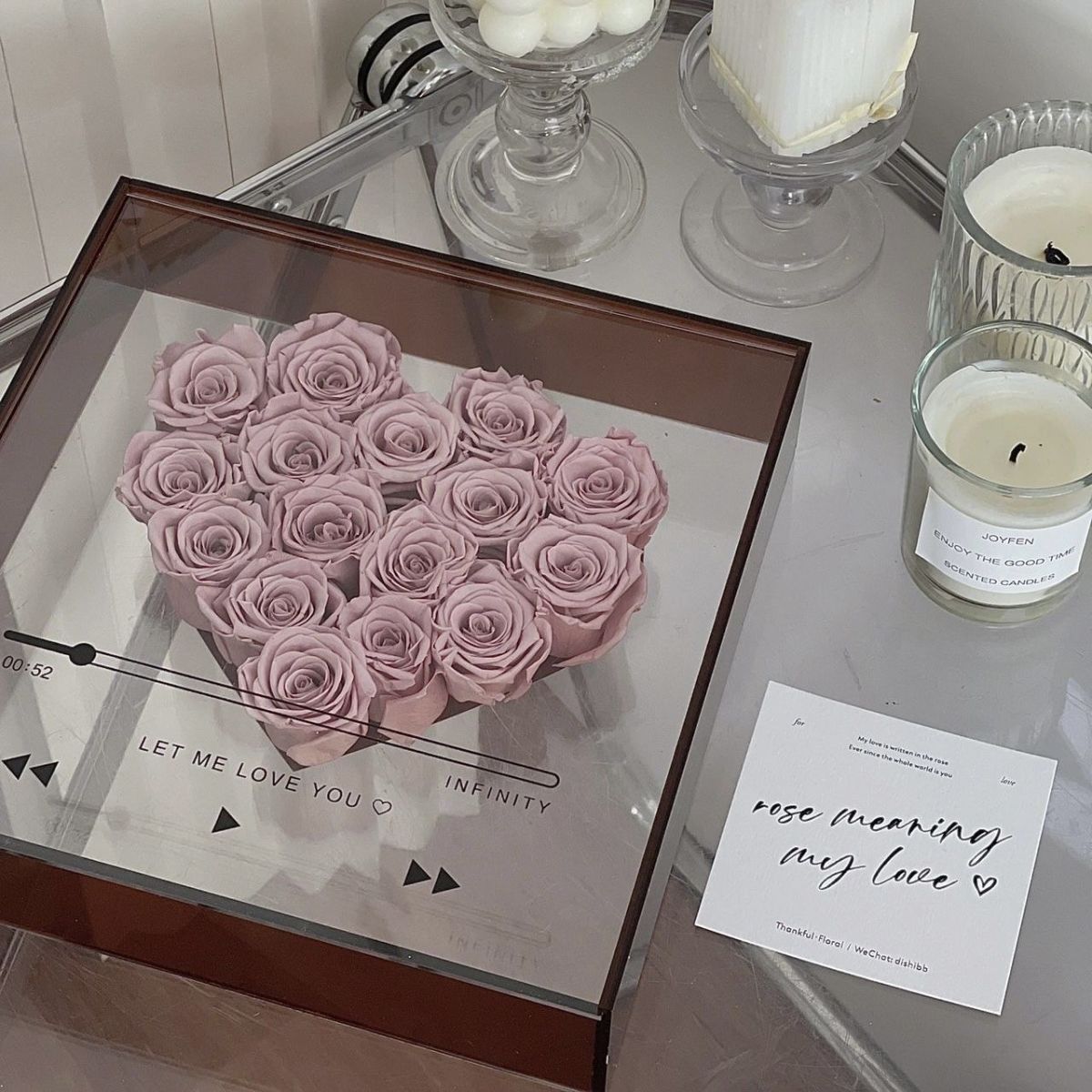 Acrylic Wedding Favor Box, Minimalist Romantic Packaging for Gifts