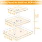 3-Tier Perfume Organizer, Clear Resin, Rectangular Tray, Sturdy Design, Space Saver, Convenient Access, Easy Assembly