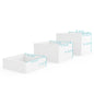 3 Pack Acrylic Display Boxes Cube Riser,Food Risers for Wedding ,Buffet Tables,Jewelry Display,for clothing storage.