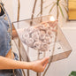 Personalized Mom Acrylic Flower Shadow Box Preserved Rose in a Acrylic Music Box- Premium Real Roses That Last 2 to 3 Years - Valentines Day Gifts for Her Birthday Gifts for Women Gifts Room Décor