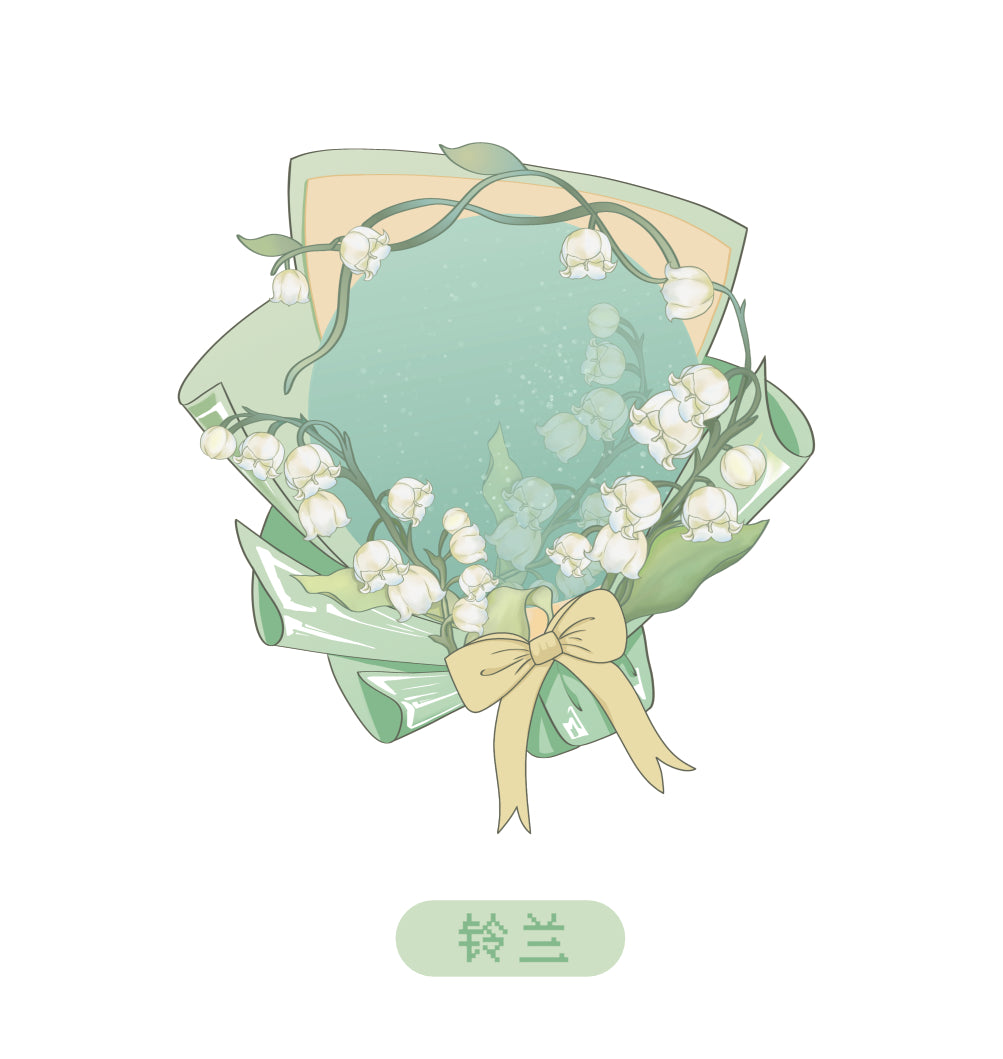 【花束系列】高透亚克力吧唧谷美收纳吧唧砖