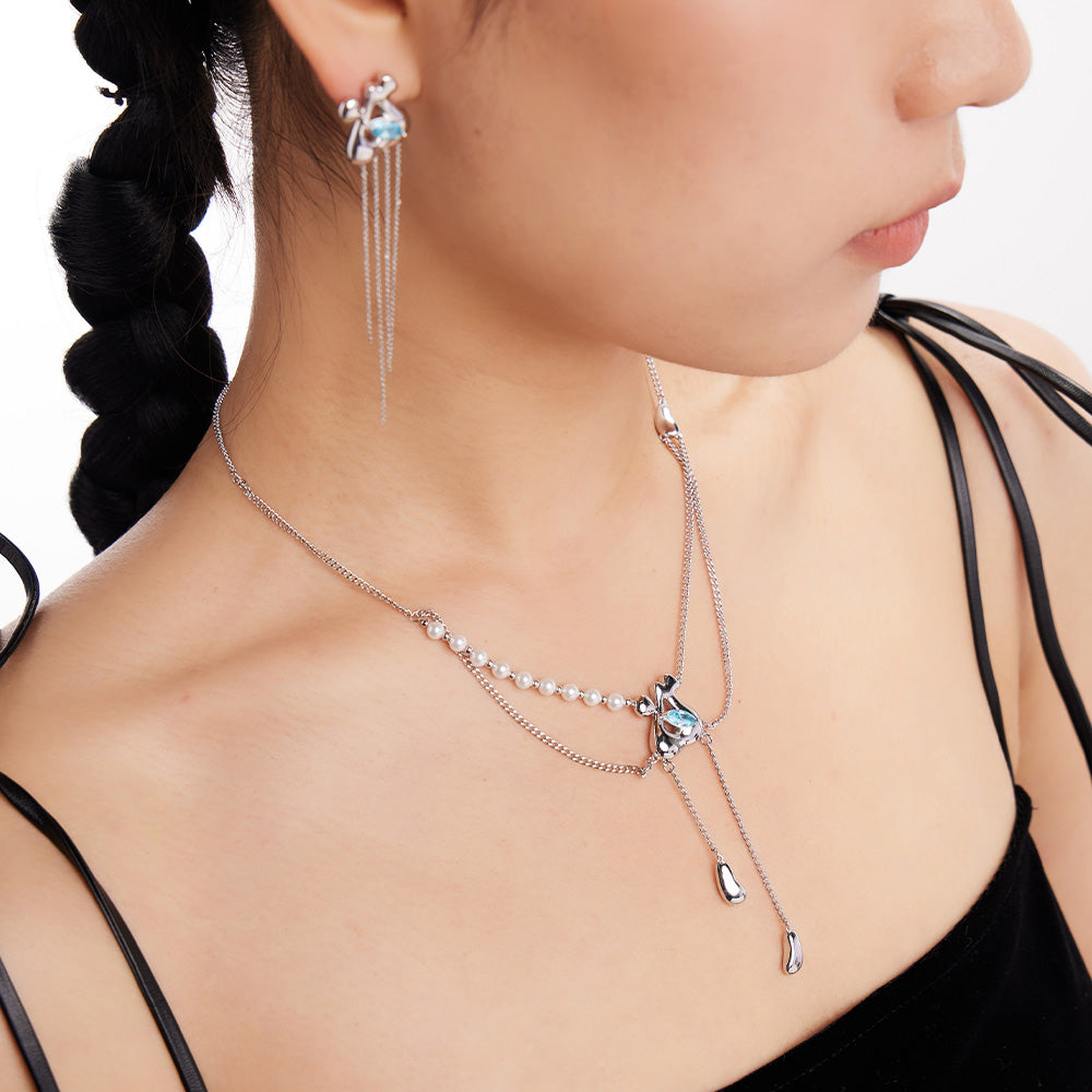 WATERDROP　NECKLACE